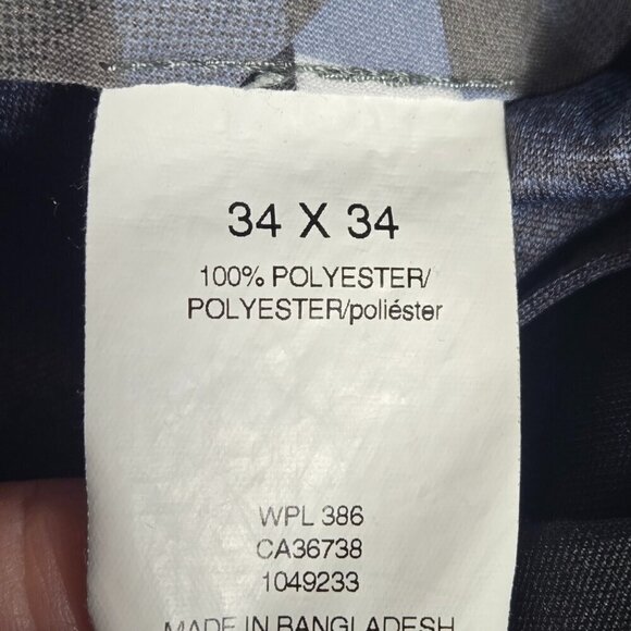 Haggar 34x34 Men's Cool Right Performance Flex Slim Fit Flat Front Pant - Picture 5 of 5